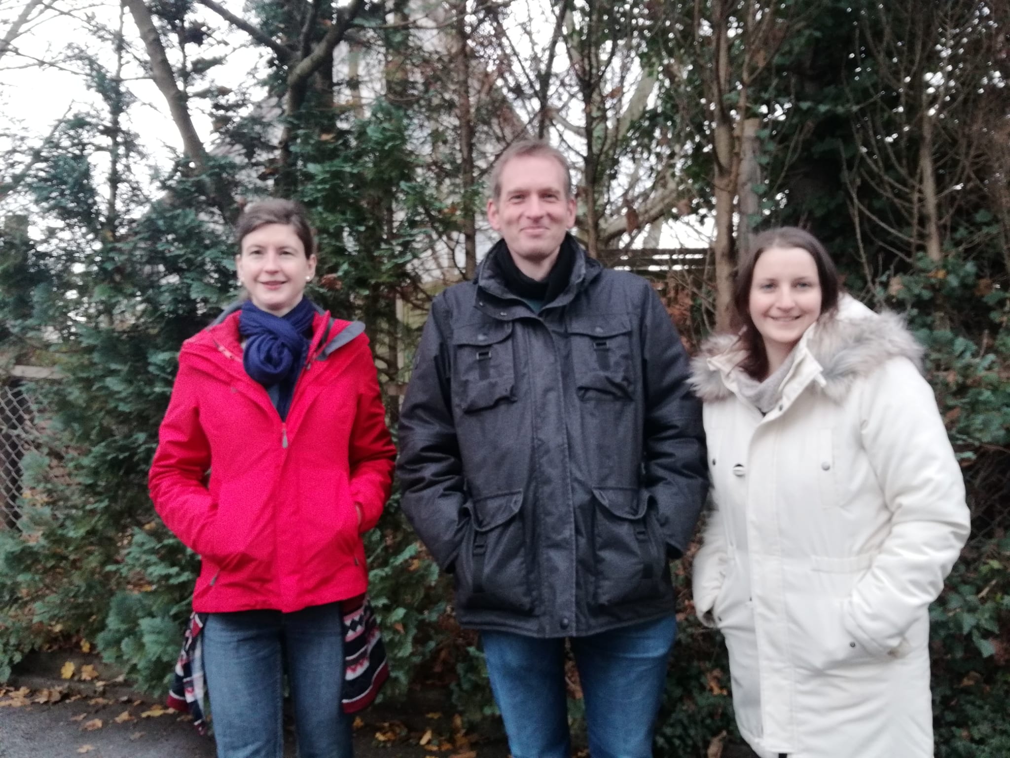Der Vorstand des Fördervereins – Stefanie Köhler, Sebastian Martin, Monica Schaller